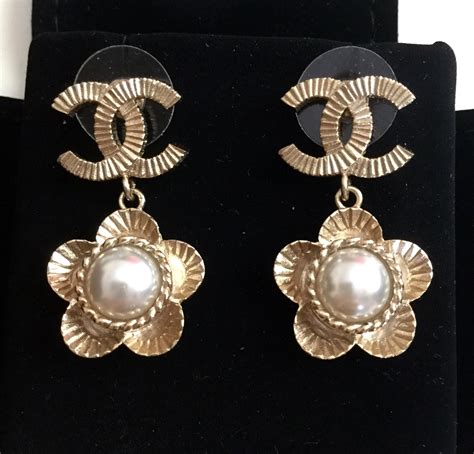 chanel vintage earrings japan|vintage chanel earrings collection.